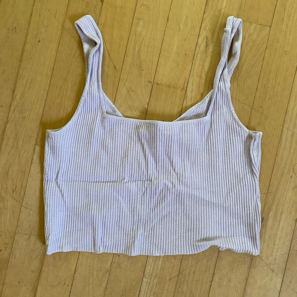 Urban Outfitters light purple crop top size S